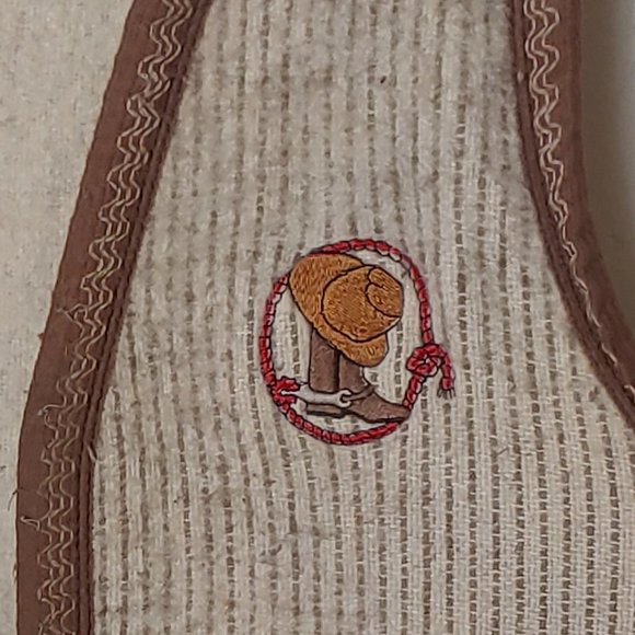 Vintage Alpaca Cowboy Vest - Picture 2 of 6